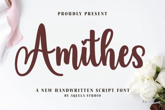 Amithes: A Handwritten Font Designed for Editorial Personality