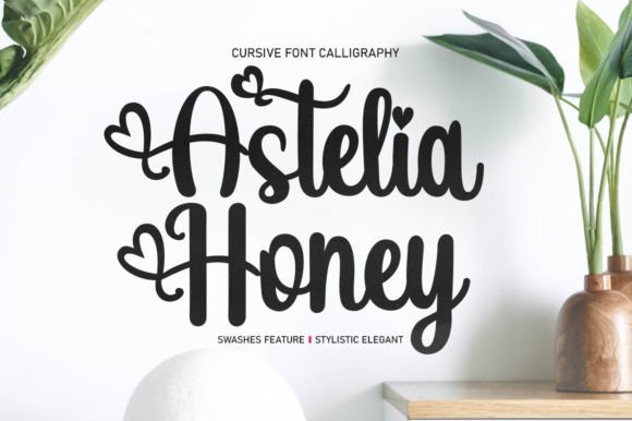 Astelia Honey: A Script Font for Crafters and Small Shop Owners