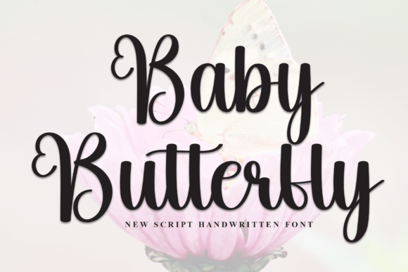 Baby Butterfly: A Font for Editorial Projects That Need a Touch of Sweetness