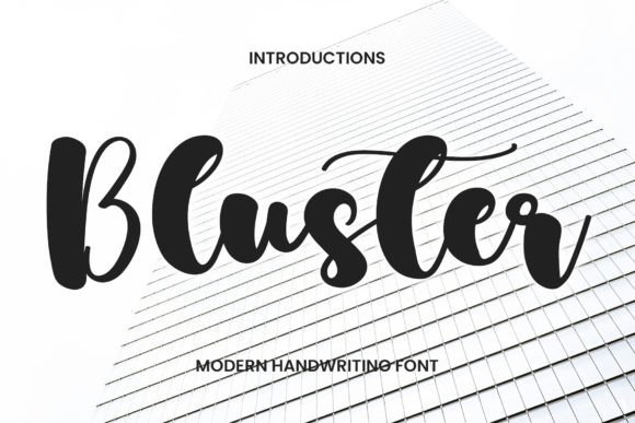 Bluster: A Festive Font Designed for Seasonal Campaign Magic