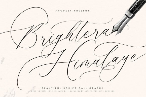 Brightera Himalaye: The Controlled Playfulness of a Premium Script