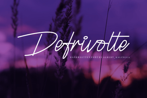 Defrivolte: A Font for Sophisticated Digital Communication