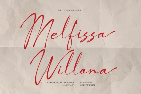 Discovering Melfissa Willona: A Font That Transforms Branding