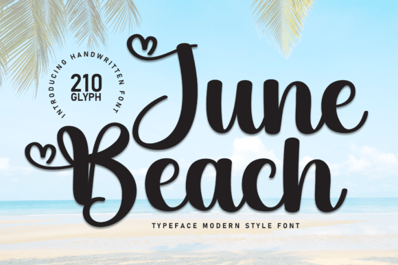 June Beach: A Sweet and Friendly Script Font for Whimsical Branding