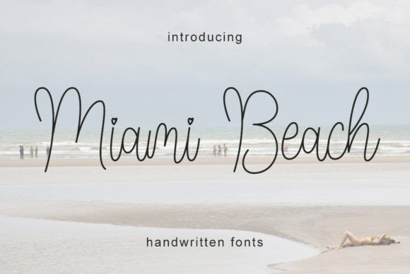 Miami Beach Font in Real Design Work