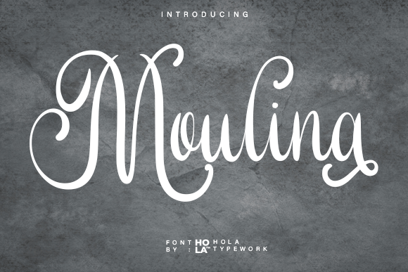 Moulina: A Script Font Built for Modern Campaigns