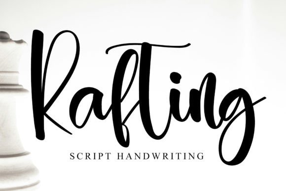 Rafting: A Script Font for Editorial Mood and Content Identity