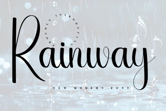 Rainway: An Editorial Typography Font for Elegant Design