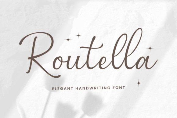Routella: A Handwritten Font for Makers