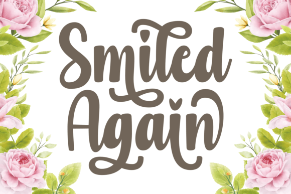 Smiled Again: The Friendly Script Font for Digital Branding