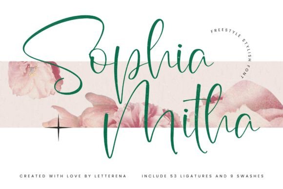 Sophia Mitha: A Script Font with an Inviting Modern Pulse