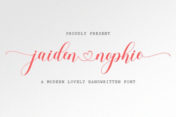 The Jaiden Nophie Font in Real Branding Projects