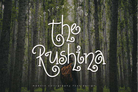 The Rushina: A Contemporary Script Font for Digital Design