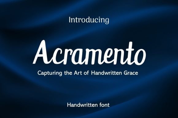 Why Acramento Is a Crafters Favorite Font