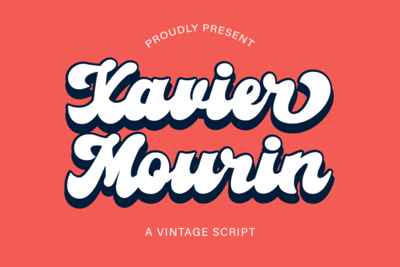 Xavier Mourin: A Playfully Nostalgic Script Font Review
